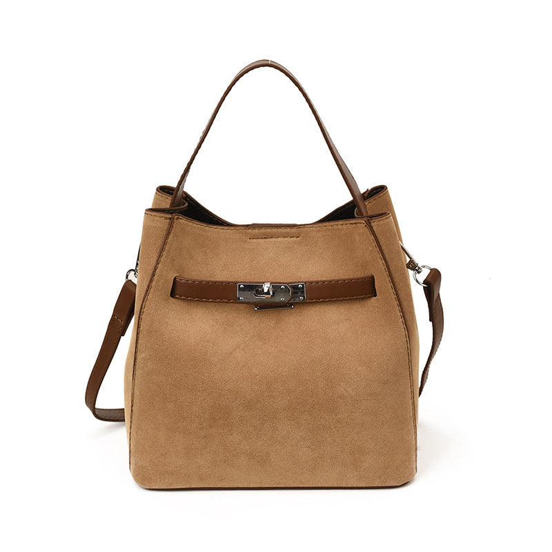 Damen elegante Veloursleder Tote Bag Nord Taschen
