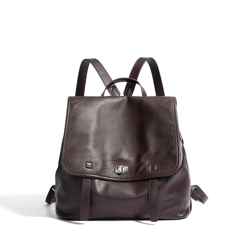 Damen Rucksack aus hochwertigem Leder mit verstellbaren Tragegurten Nord Taschen