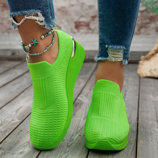 Damen atmungsaktive Slip-On Sneakers mit komfortabler Dämpfung - Vittorelli