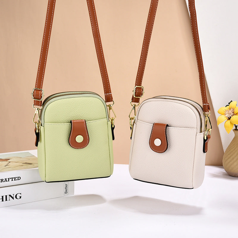 Damen Crossbody-Tasche mit eleganter Klappenöffnung und verstellbarem Schulterriemen Nord Taschen