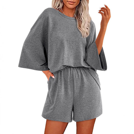 Damen Bequemes Freizeitanzug Set Nord Taschen