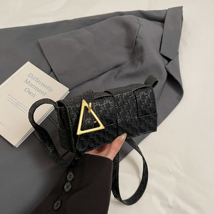 Damen Mini Umhängetasche aus geflochtenem Material Nord Taschen