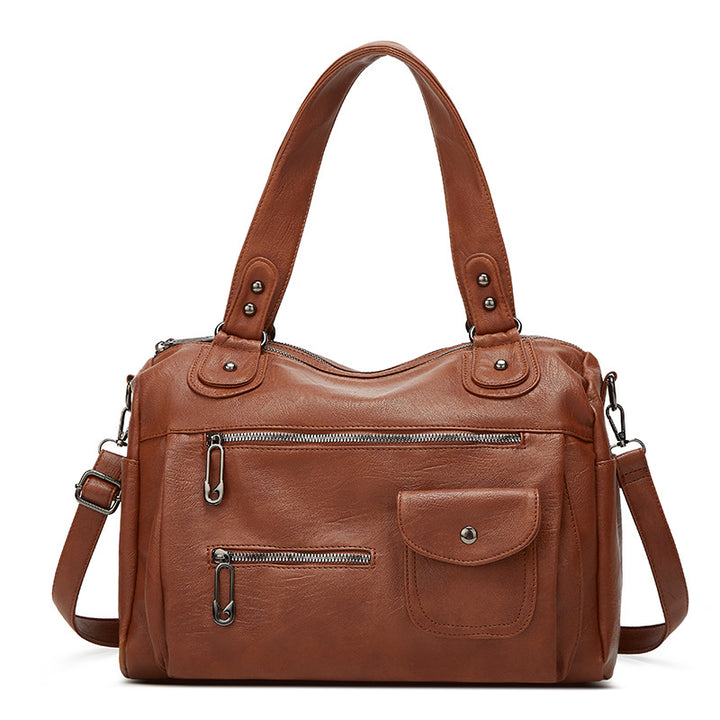 Damen Henkeltasche mit praktischem Fächerdesign und komfortablem Schulterriemen Nord Taschen