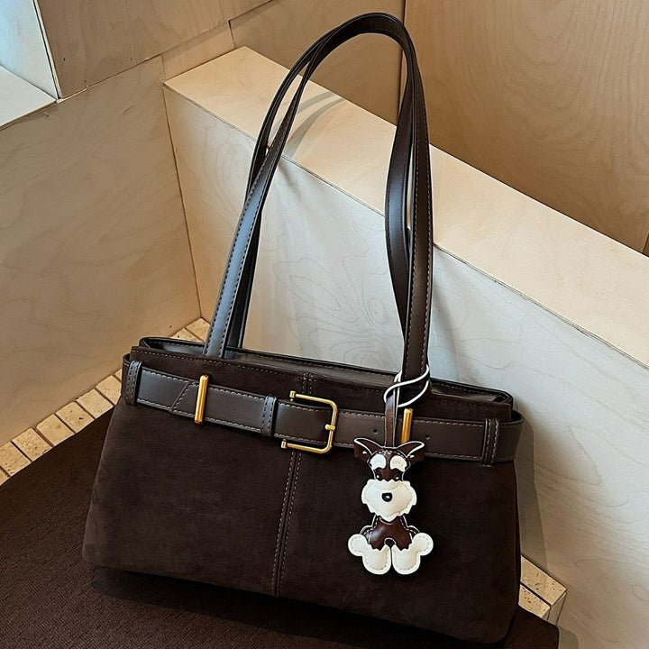 Damen Henkeltasche mit stilvollem Tieranhänger Nord Taschen