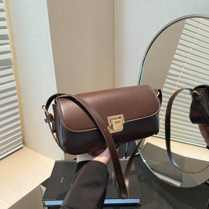 Damen elegante Umhängetasche mit schickem Verschluss Nord Taschen