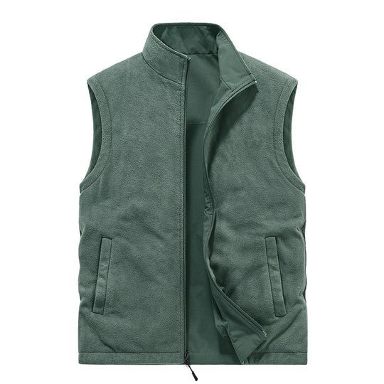 Herren Multifunktionale Utility-Weste mit Fleece-Innenfutter und Mehrfach-Taschen Nord Taschen