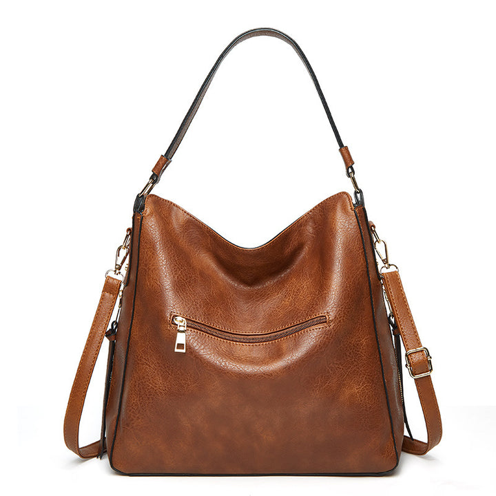 Damen Hobo-Tasche aus hochwertigem Kunstleder mit abnehmbarem Kosmetiktäschchen Nord Taschen