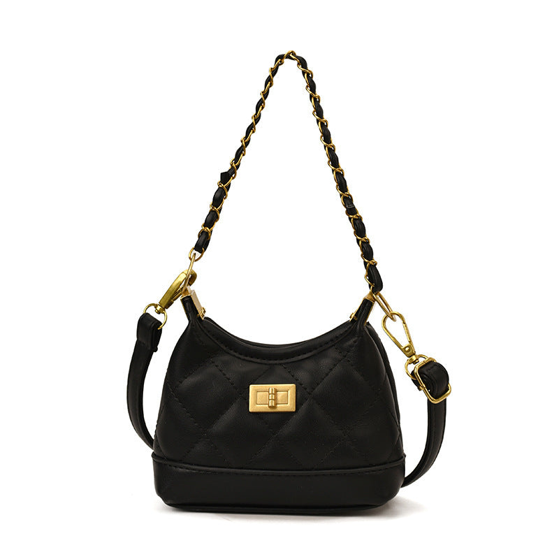 Damen Hobo-Tasche mit elegantem gestepptem Design und luxuriösen Goldakzenten Nord Taschen