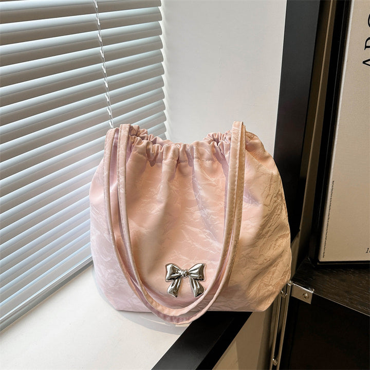 Damen praktische Tragetasche mit elegantem Schleifenakzent Nord Taschen