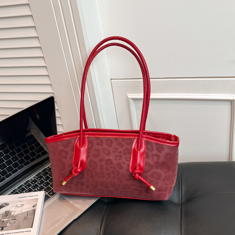 Damen elegante Schultertasche mit modernem Zipper-Design Nord Taschen