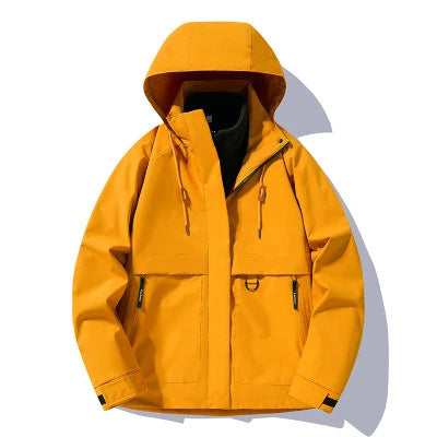 Damen Kapuzen-Utility-Parka mit wasserdichter Membran, großen Fronttaschen & verstellbarem Saum Nord Taschen