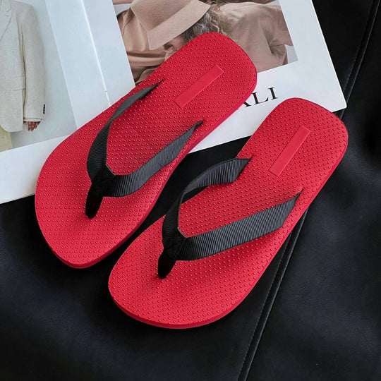 Damen Bequeme Zehentrenner-Sandalen mit rutschfester Sohle