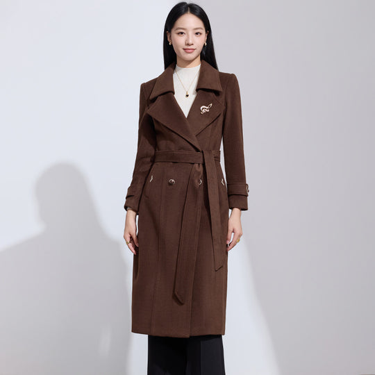 Eleganter Wollmantel Damen