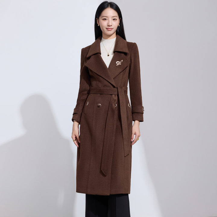 Eleganter Wollmantel Damen