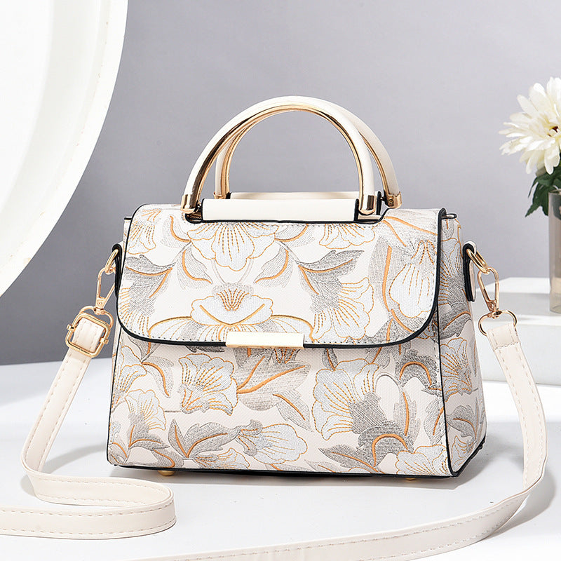 Damen Handtasche mit floralem Design und luxuriösen Akzenten Nord Taschen