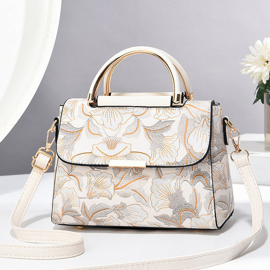 Damen Handtasche mit floralem Design und luxuriösen Akzenten Nord Taschen