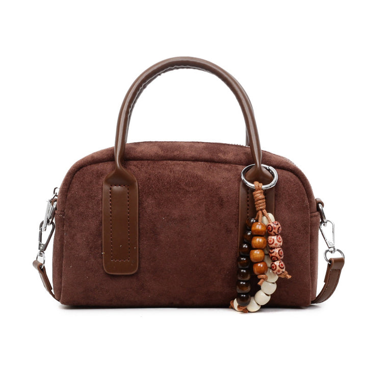 Damen Vintage-inspiriertes Handtaschenmodell mit abnehmbarem Anhänger Nord Taschen