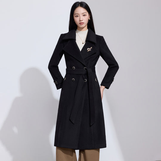 Eleganter Wollmantel Damen