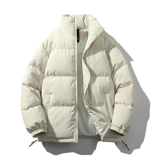 Unisex Wattierte Stepp-Übergangsjacke mit hohem Kragen und verstellbarem Saum Nord Taschen