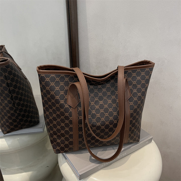 Damen elegante Handtasche mit geometrischem Muster Nord Taschen