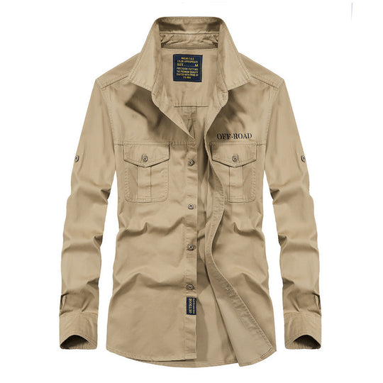 Herren Multifunktionale Freizeit-Hemdjacke Nord Taschen