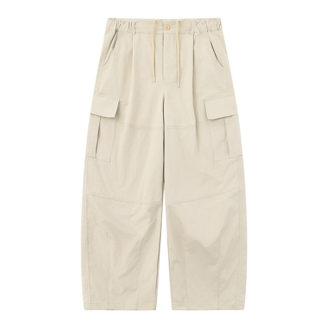 Herren Cargo-Caprihose mit elastischem Bund, Tunnelzug und Utility‑Taschen Nord Taschen