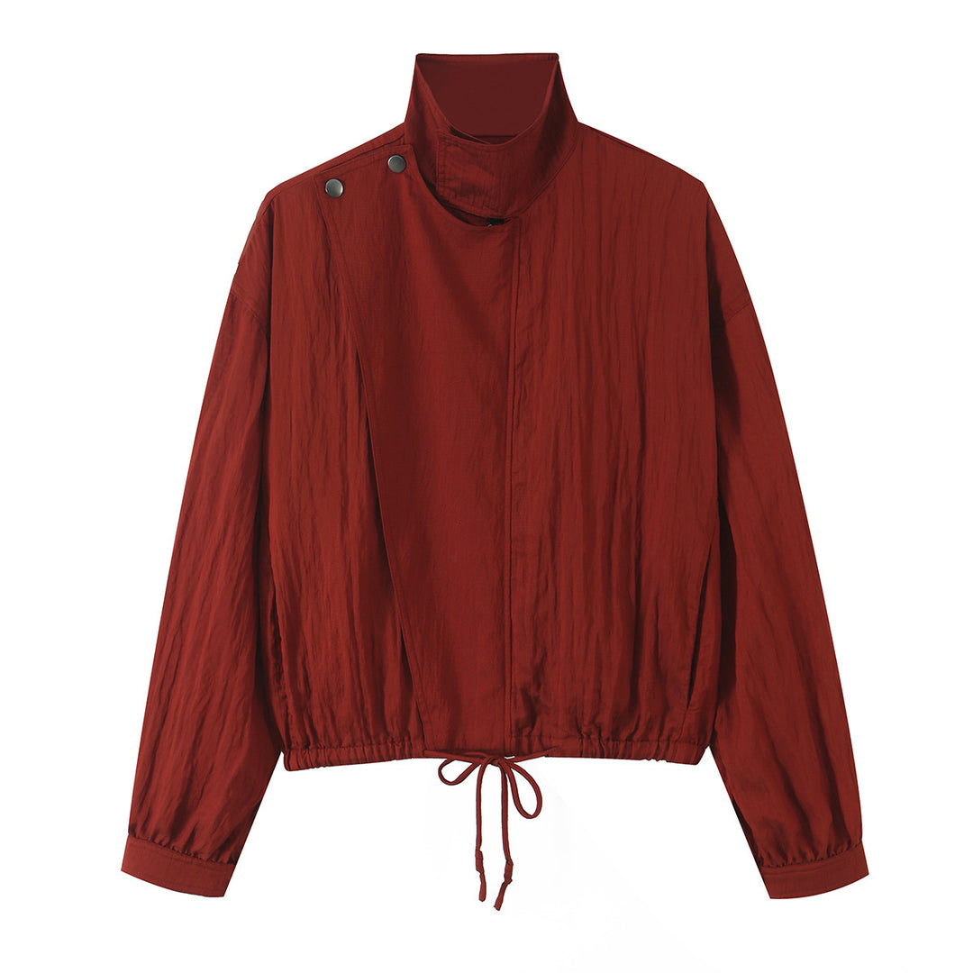 Damen Hochtaillierte Wide‑Leg Stoffhose mit Bundfalten und Bindegürtel Nord Taschen