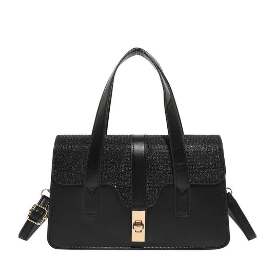 Damen elegante Handtasche mit funkelndem Obermaterial Nord Taschen