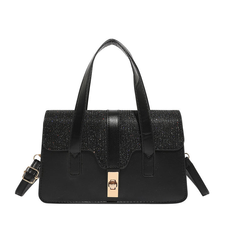 Damen elegante Handtasche mit funkelndem Obermaterial Nord Taschen