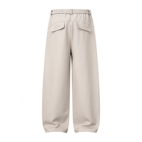 Damen Weite Culotte-Hose mit Kniepatches, elastischem Rückbund und aufgesetzten Taschen Nord Taschen