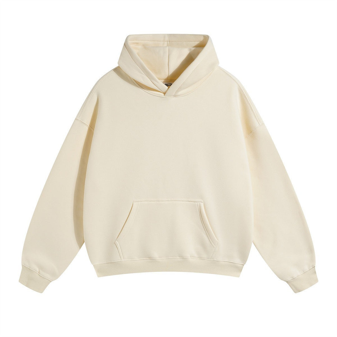 Unisex nan weit geschnittener Kapuzenpullover aus Bio-Baumwolle mit Kängurutasche Nord Taschen