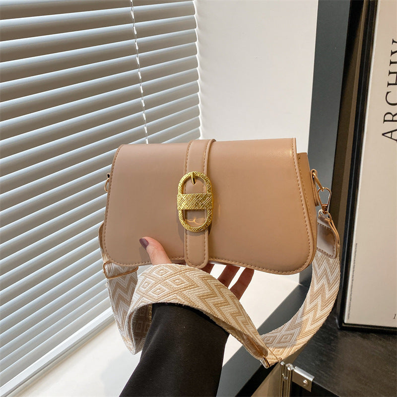 Damen Umhängetasche aus strukturiertem Kunstleder mit elegantem Verschluss Nord Taschen