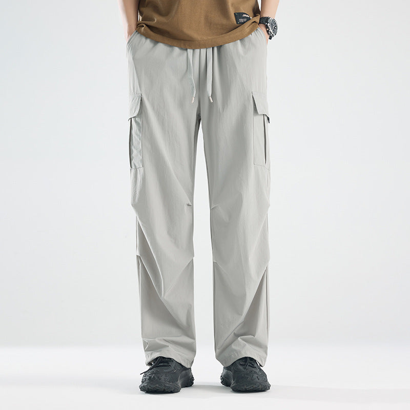 Herren Breite Tech‑Cargo‑Hose mit Utility‑Taschen und verstellbarem Bund Nord Taschen