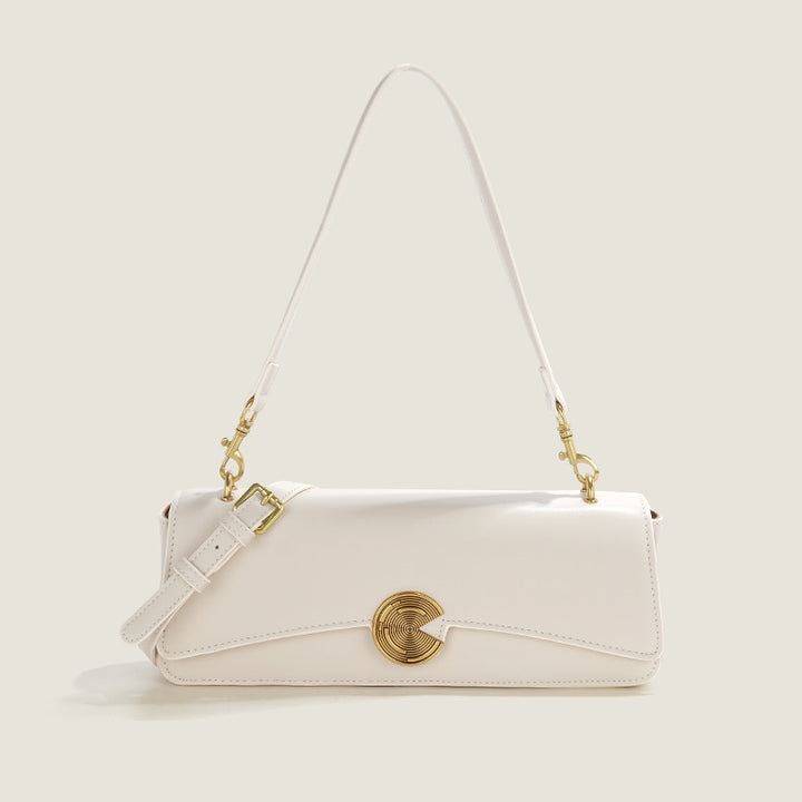 Damen Umhängetasche mit elegantem Druckverschluss und luxuriösen Goldakzenten Nord Taschen