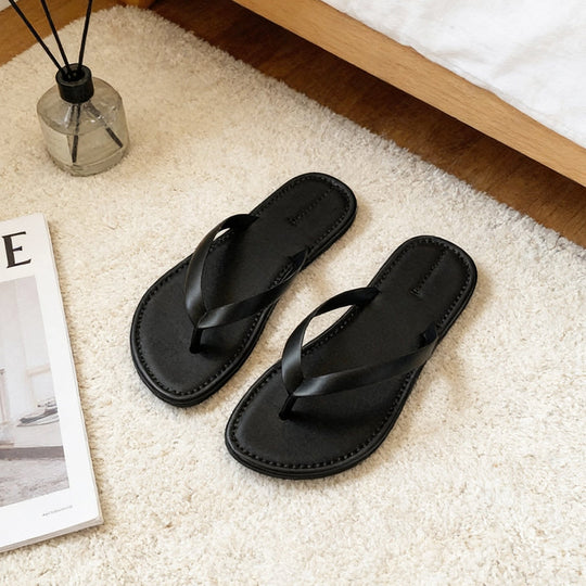 Damen Elegante Flip-Flops mit ergonomischem Fußbett und rutschfester Sohle