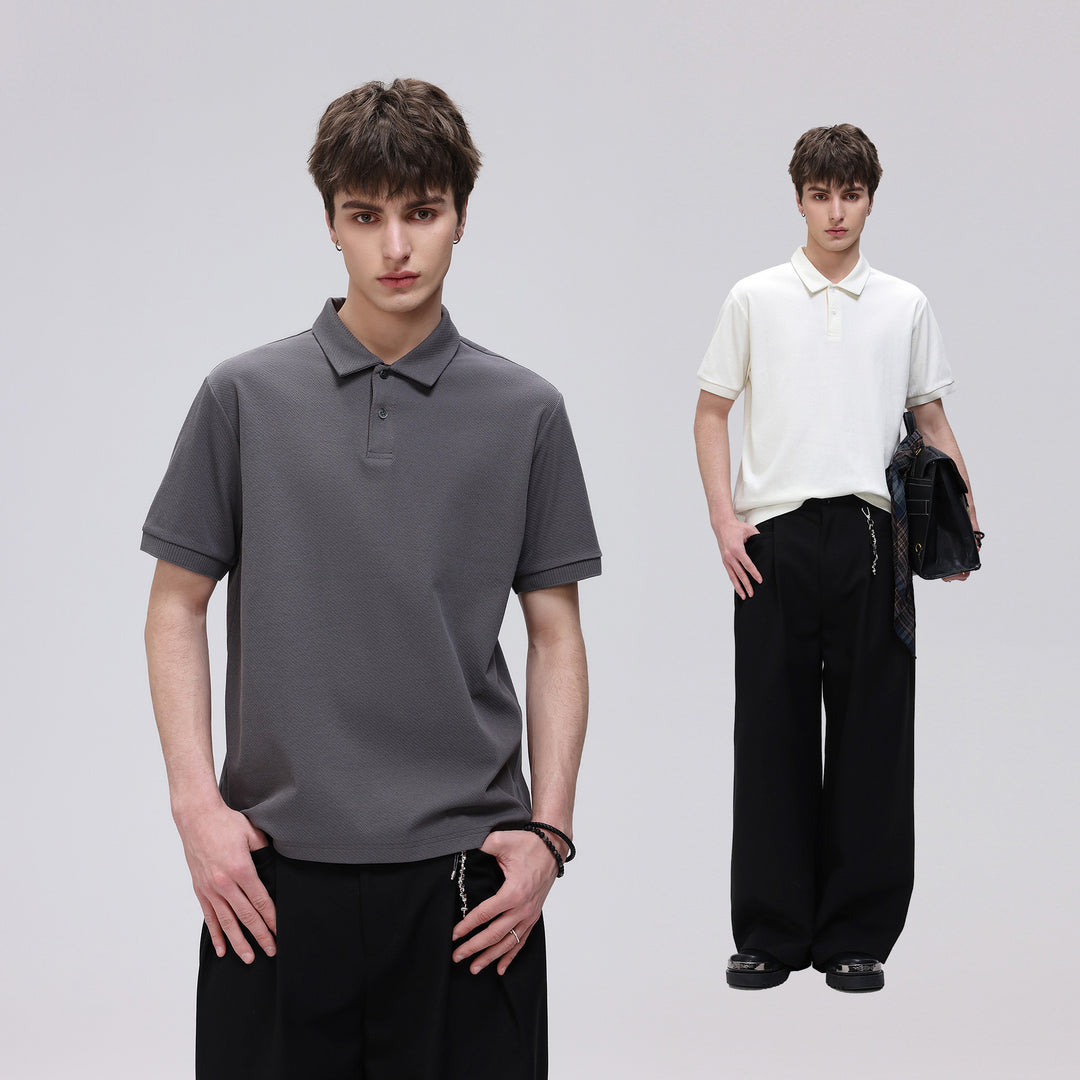 Herren Thermoregulierendes Piqué-Poloshirt mit feiner Struktur und Kurzarm Nord Taschen