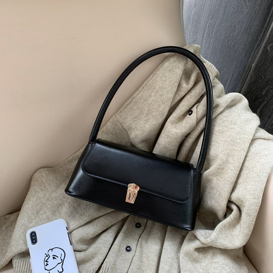 Damen elegante Handtasche mit klassischem Klappverschluss Nord Taschen