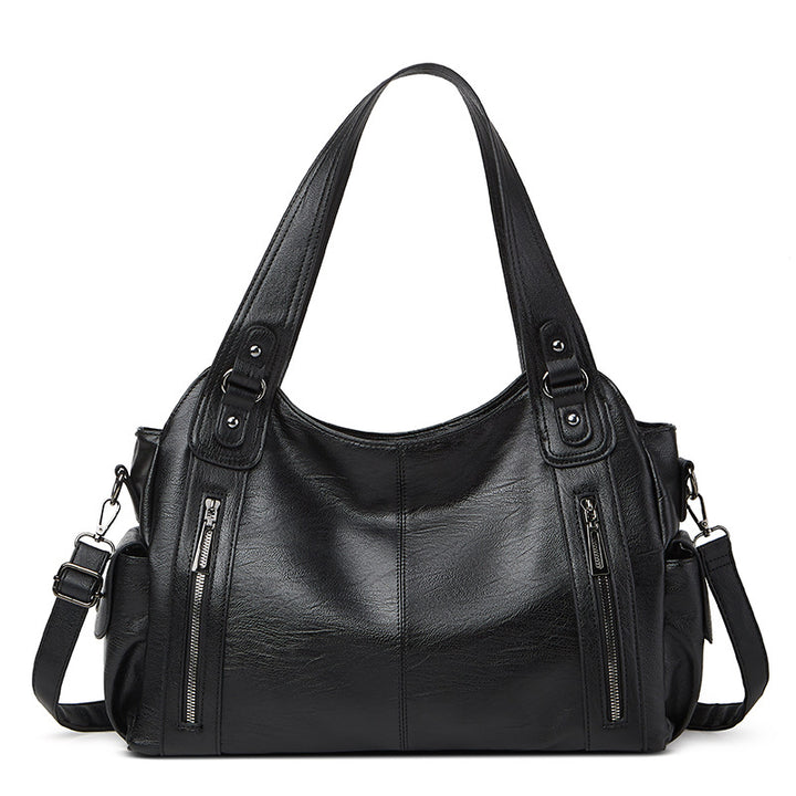 Damen Hobo-Tasche mit eleganten Reißverschlussdetails und großzügigem Innenraum Nord Taschen