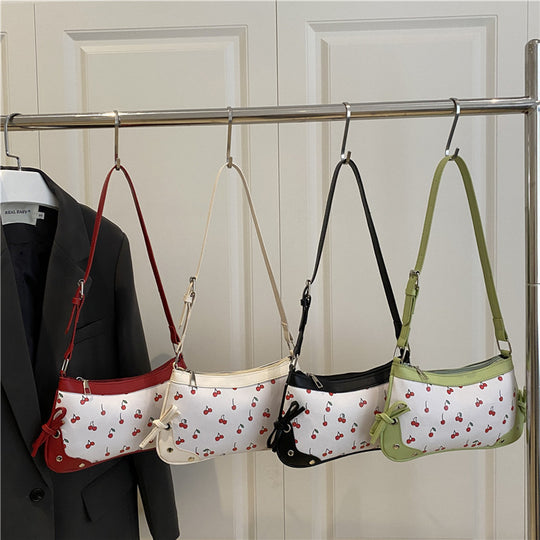 Damen verspielte Clutch-Tasche mit Kirschmotiv Nord Taschen