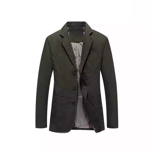Herren Sakko im Casual-Stil mit Drei-Knopf-Front und aufgesetzten Taschen Nord Taschen
