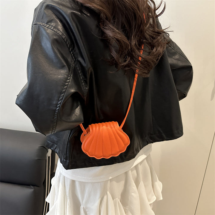 Damen modische Clutch-Tasche im Muschel-Design Nord Taschen