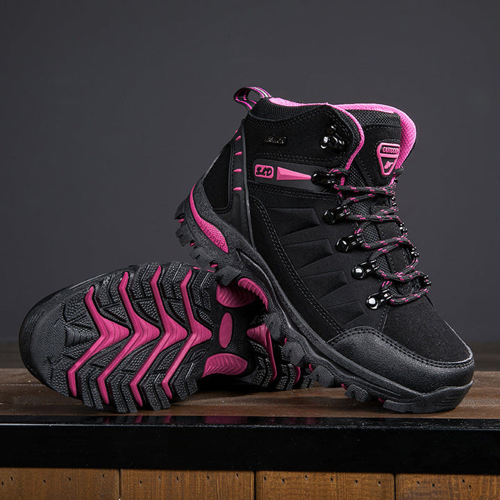 Damen Hochwertige und wasserdichte Wanderschuhe mit rutschfester Sohle und atmungsaktivem Obermaterial