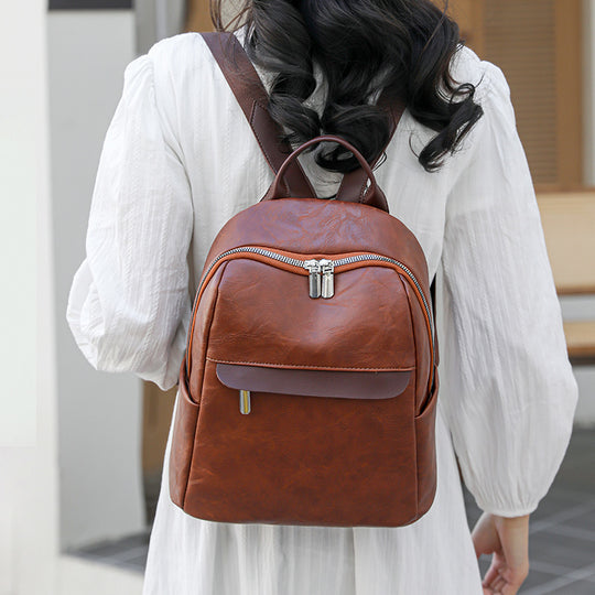 Damen modischer Rucksack mit eleganter Kunstleder-Oberfläche und praktischen Fächern Nord Taschen