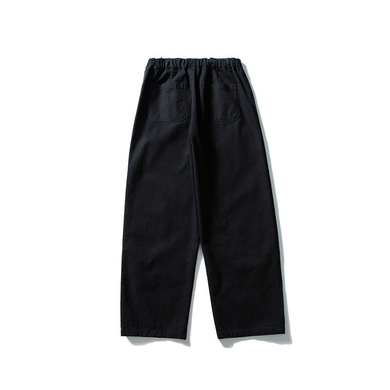 Herren weite Utility-Arbeitshose mit aufgesetzten Patch‑Taschen und elastischem Bund Nord Taschen