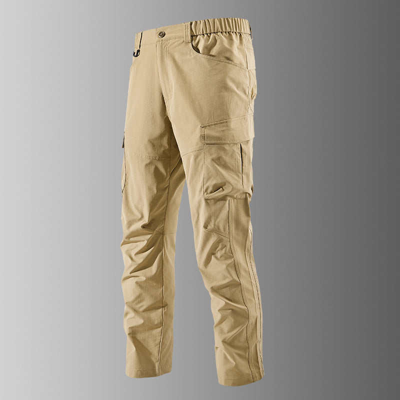 Herren Outdoor-Cargohose mit elastischem Bund, vorgeformten Knien und Multifunktions-Taschen Nord Taschen