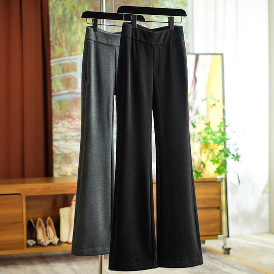 Damen Weit geschnittene Jersey-Hosen Nord Taschen
