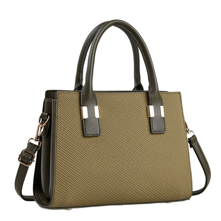 Damen Handtasche mit strukturiertem Gewebe und abnehmbarem Schultergurt Nord Taschen