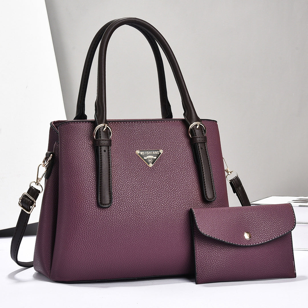 Damen klassische Handtasche mit abnehmbarer Clutch Nord Taschen