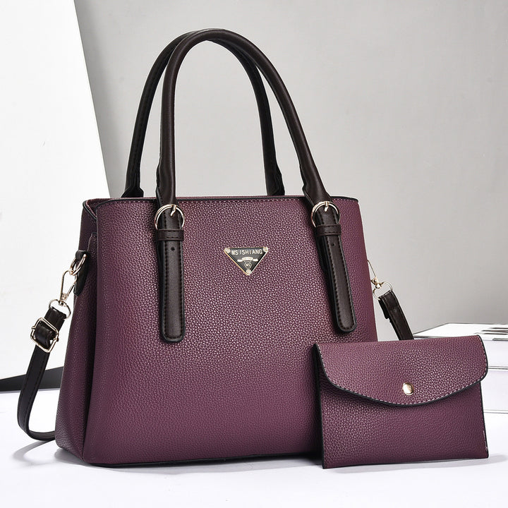 Damen klassische Handtasche mit abnehmbarer Clutch Nord Taschen