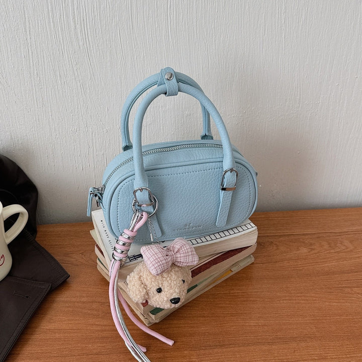 Damen Mini-Handtasche mit herausnehmbarem Teddy-Anhänger Nord Taschen